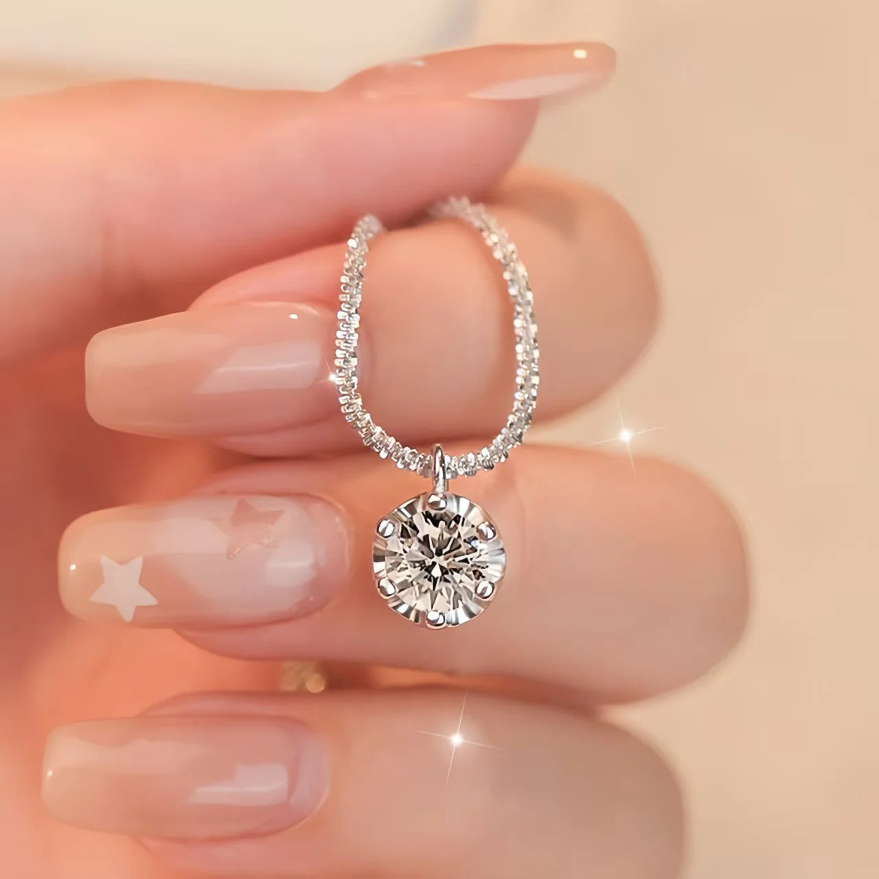 Collier Pendentif en Argent 925 & Zircon – Bijou Fin Certifié pour Femme