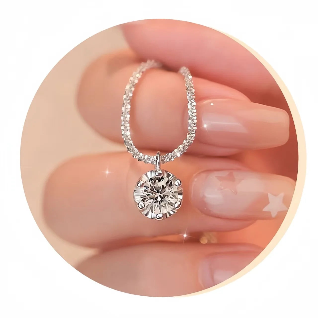 Collier Pendentif en Argent 925 & Zircon – Bijou Fin Certifié pour Femme